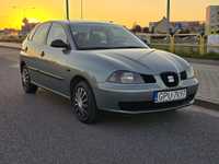 Seat Ibiza 1.2 benzyna, 2002r, ładny stan, długie opłaty, 5 drzwiowy!