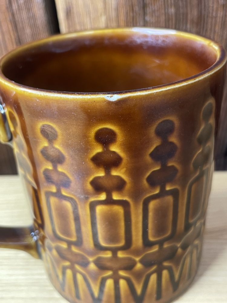 Kubek Pruszków aztecki PRL