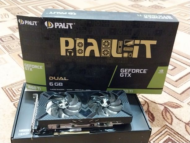 Palit GeForce GTX 1660 ti Dual 6144 mb