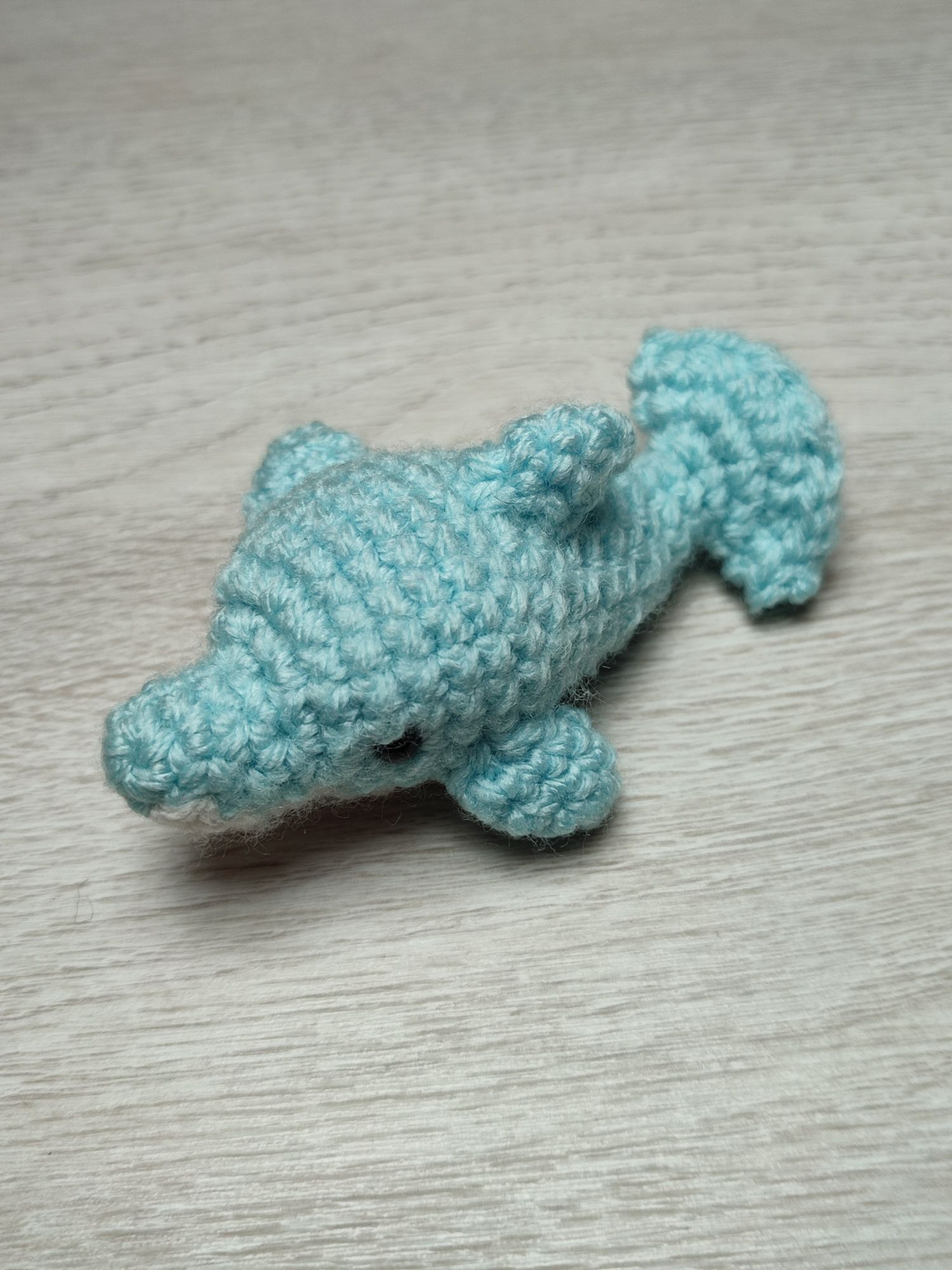 delfin na szydełku handmade