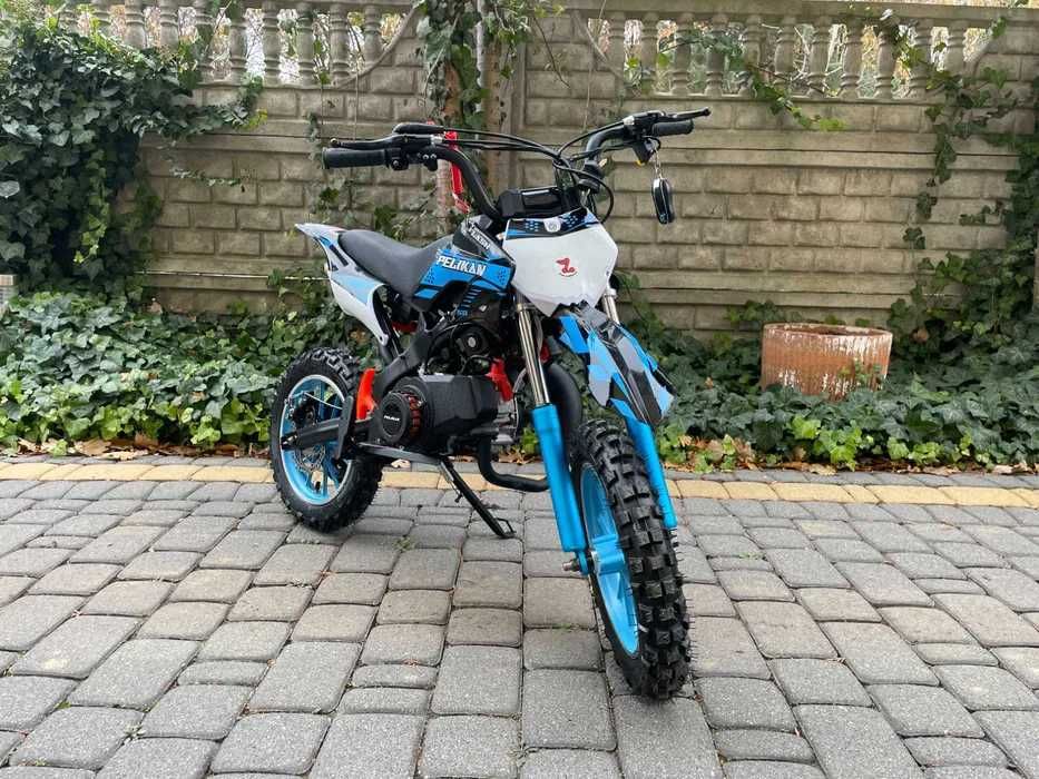 MINI CROSS SPALINOWY dla dzieci Pelikan FLASH Rozrusznik elektryczny