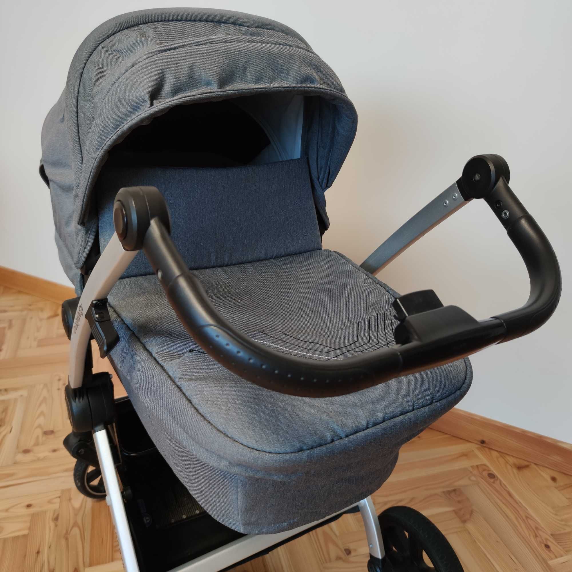 wózek wielofunkcyjny 2w1 Baby Design z mnóstwem dodatków- stan bdb