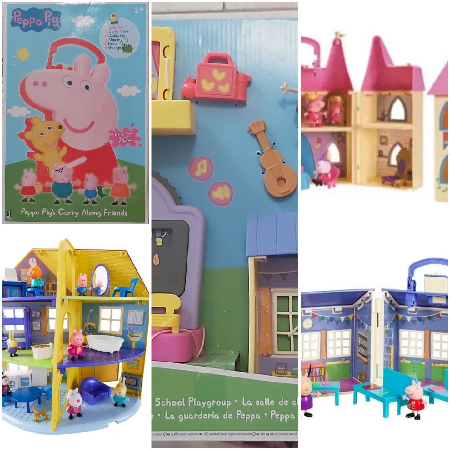 Peppa Pig оригінал дом школа набір