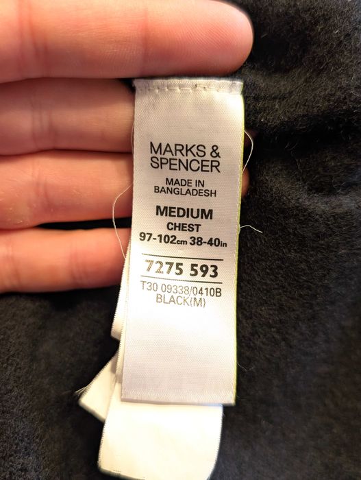 Sweter męski kaszmirowy M&S
