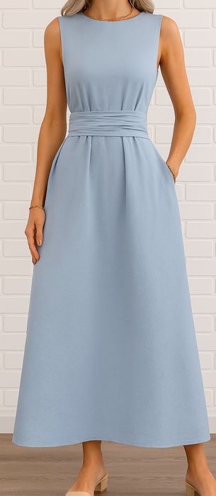 Nowa sukienka długa bawełniana r.L