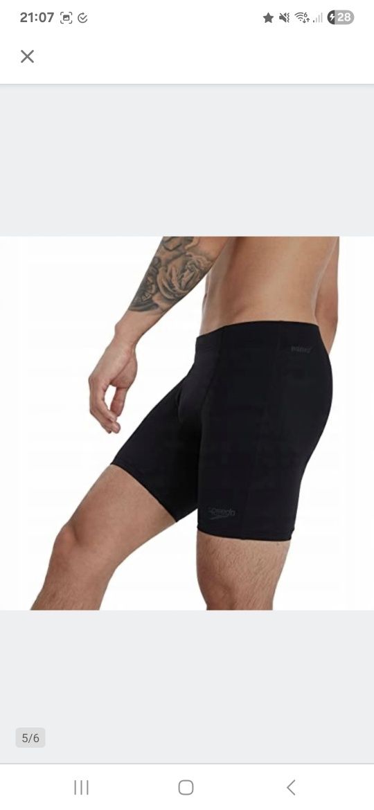 Speedo kąpielówki męskie Bokserki ECOEndurancePlusVCut Mid Jammer rozm