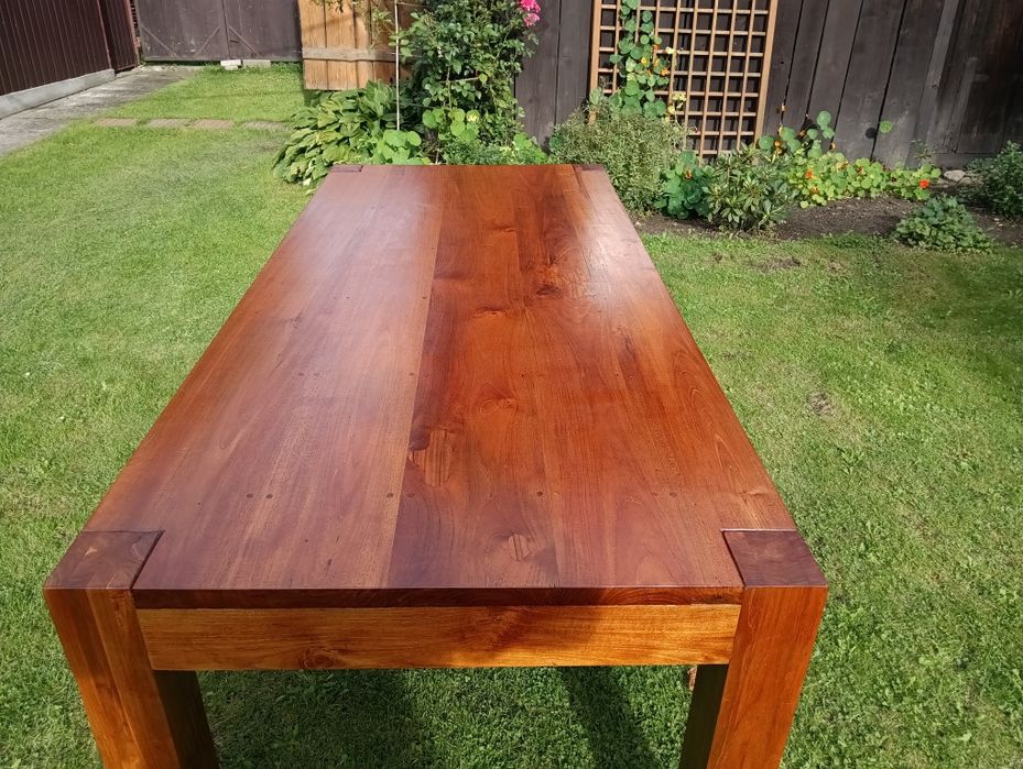 Stół z litego drewna dębowego 200x90x77