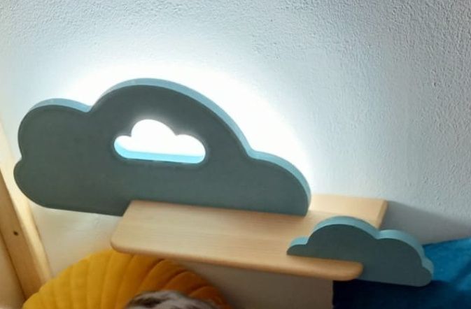 Lampa kinkiet Chmurka do pokoju dzieci