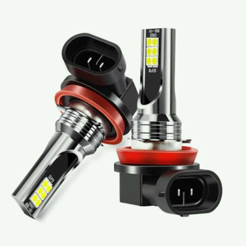 Żarówki H11 H8 12LED 3030SMD 1200 LM