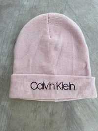 Czapka różowa Calvin Klein oryginalna