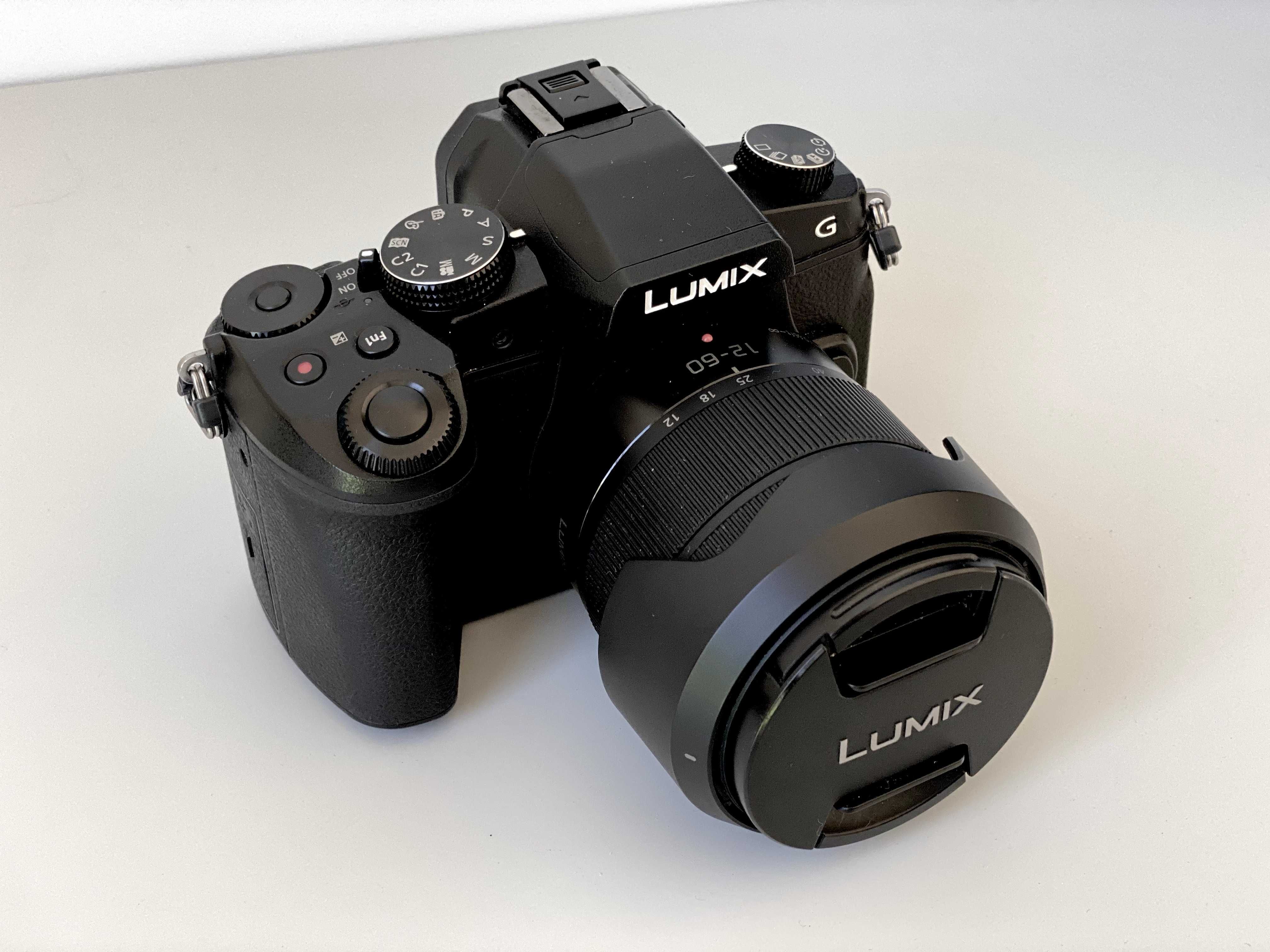 Aparat Panasonic LUMIX G80 + Obiektyw Lumix 12-60 F3.5-5.6 + 2xbateria