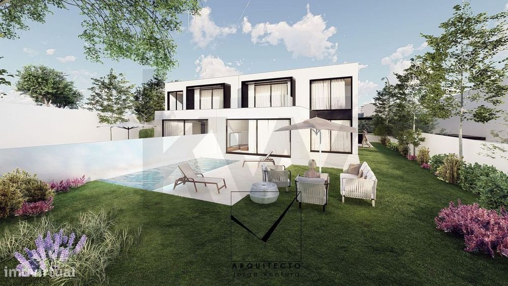 Moradia de Luxo T3 com Piscina Privada e Jardim em Canidelo (900m da P