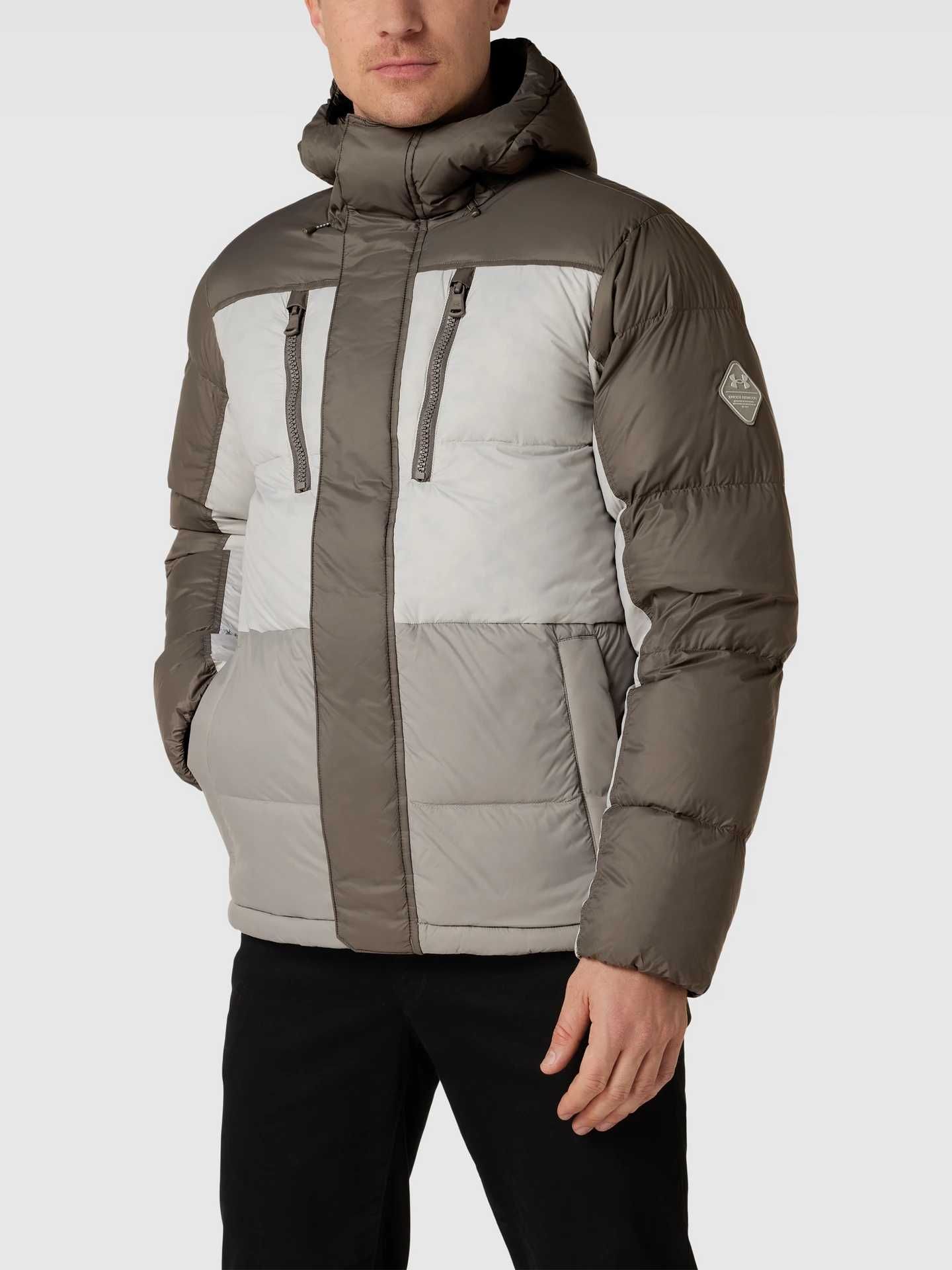 raz założona zimowa kurtka puchowa jak nowa kurtka Under Armour rozm M