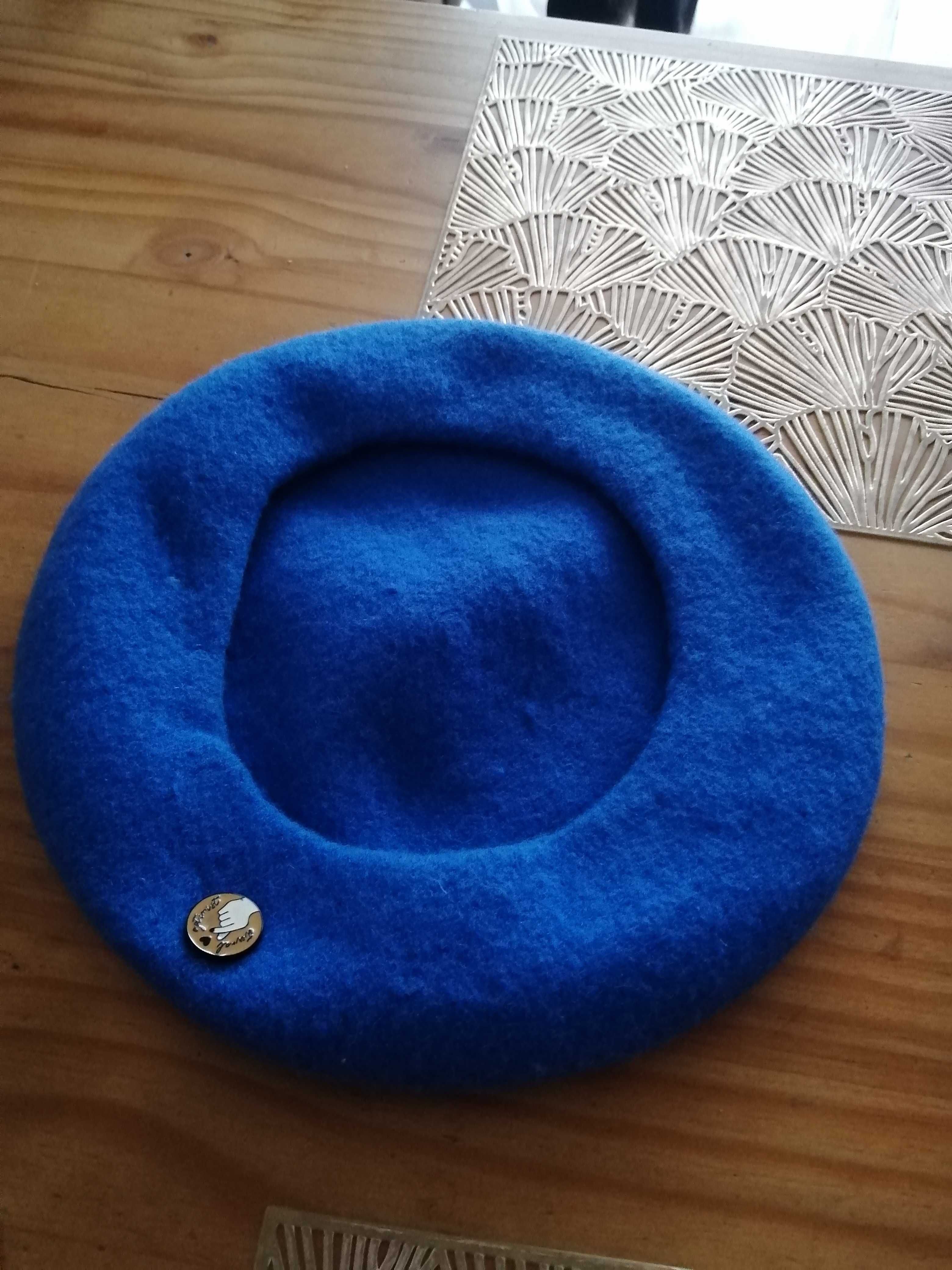 Reserved beret niebieski