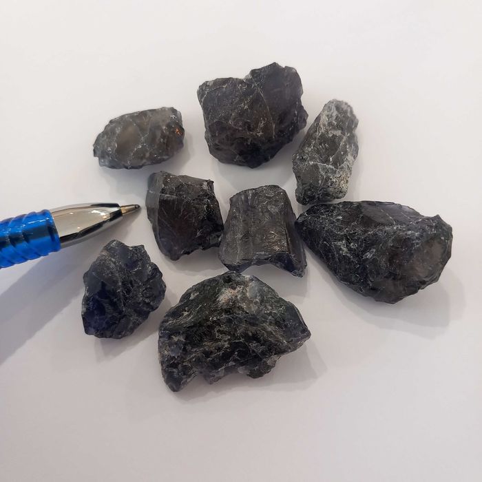 Peças de Iolite em Bruto [Envio Incluído no preço]