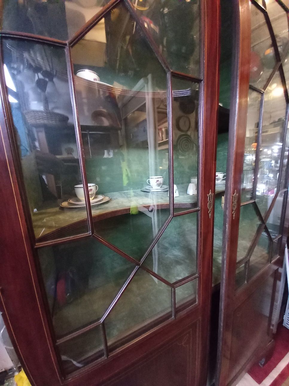 Szafa stylowa vintage witryna Antyki Szperownia Andrychów