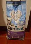 Areia Absorvente para Gatos SANICAT Classic Lavanda (8L)