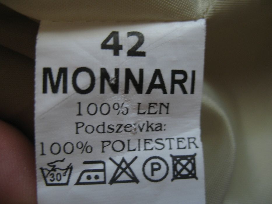 Monnari 42 żakiet len