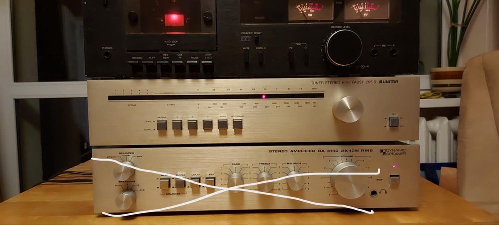 wieża Unitra Diora komplet