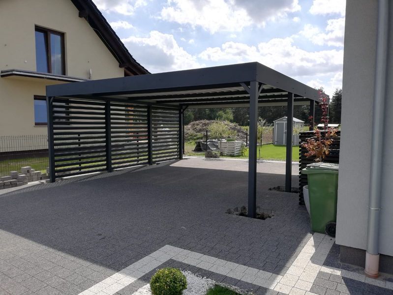 Wiata garażowa - carport, zadaszenie na auto, altana, garaż