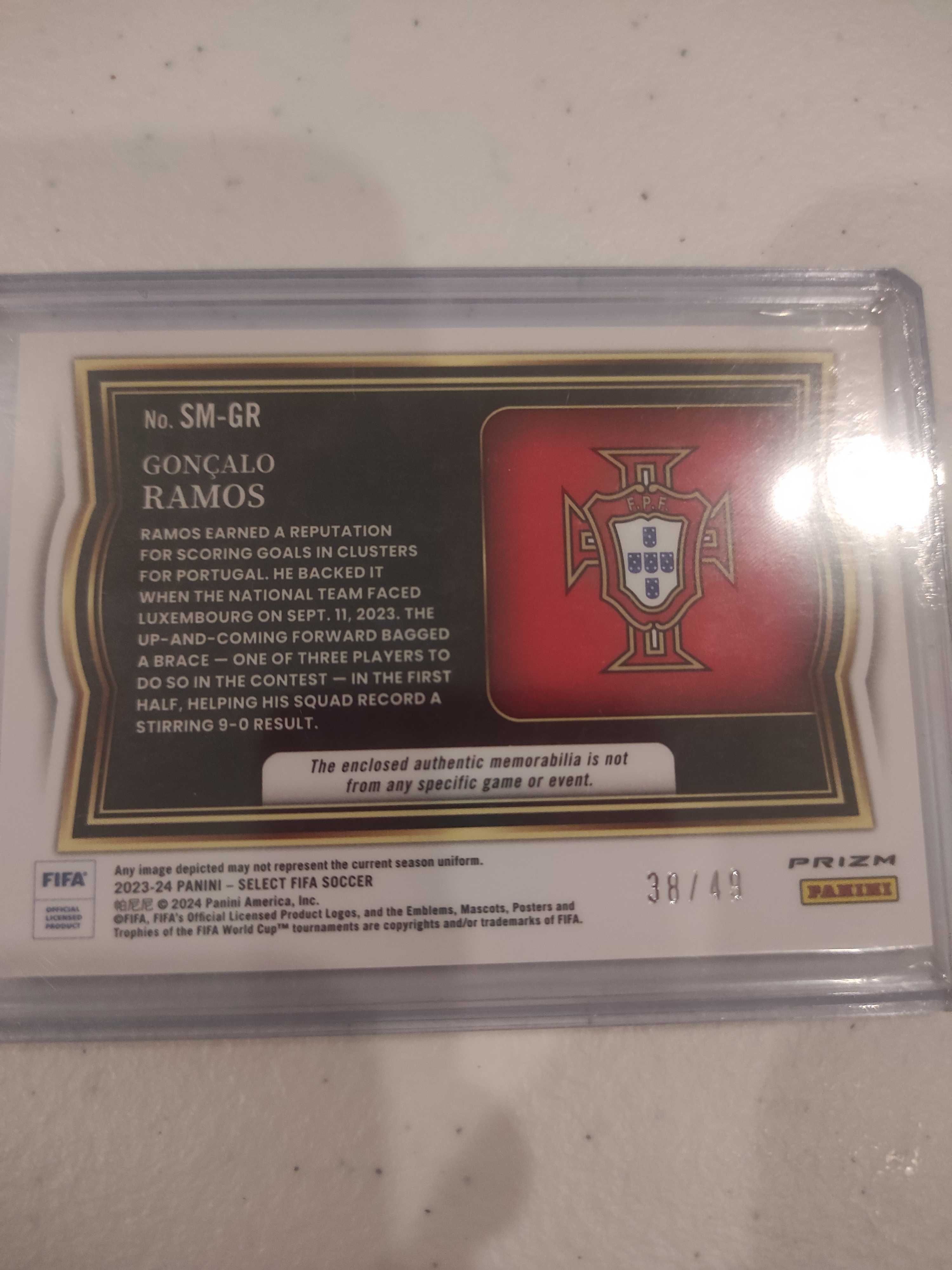 Card Gonçalo Ramos Patch Seriada /49