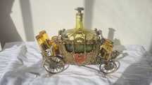 Vintage liquor service on carriage