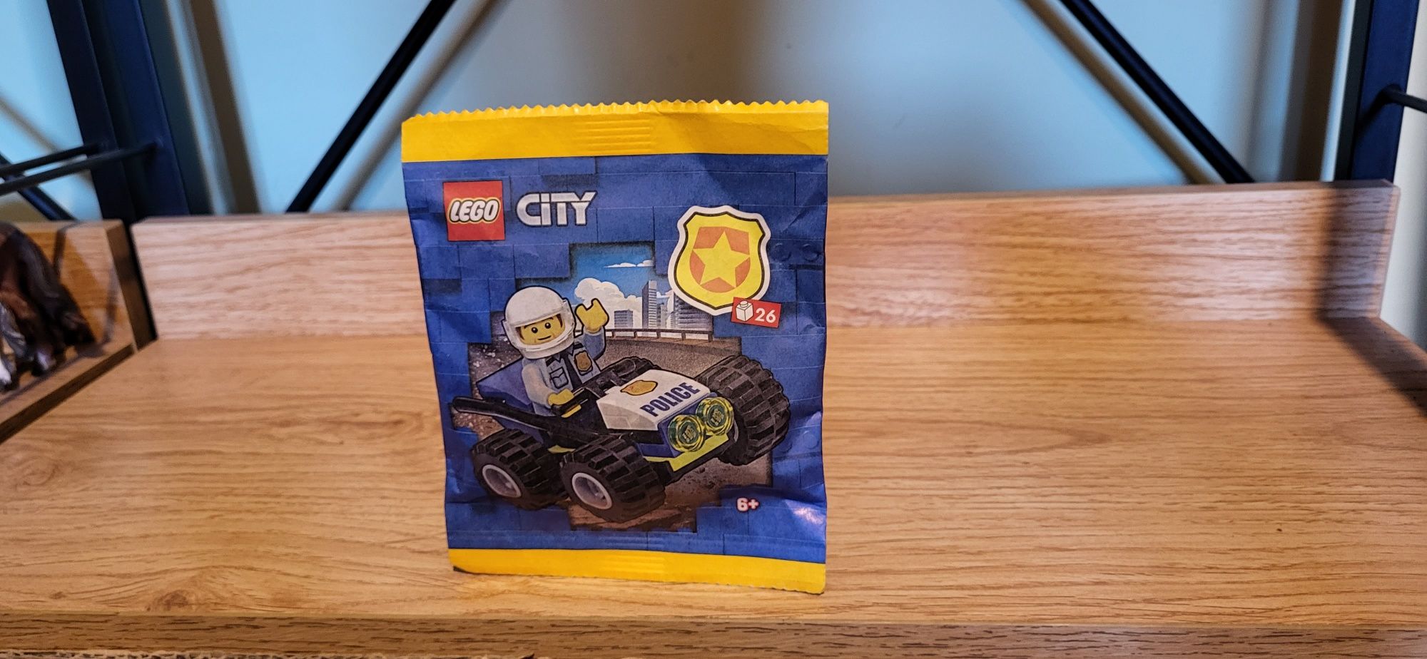 Lego City 952302 Policjant na quadzie saszetka z klockami