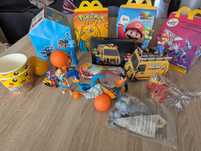 Zestaw figurek - Pokemon, Mario, Kosmiczny Mecz, Happy Meal, Kinder