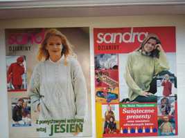 Święta - Sandra czasopismo - 2 egz. - świąteczne prezenty, swetry