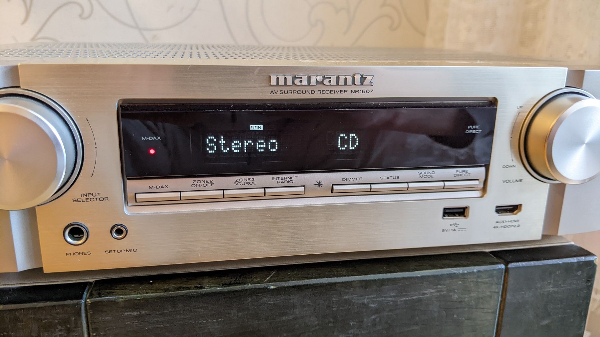 Продам Marantz nr1607, пульт rc024sr