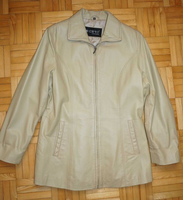 Kurtka skórzana damska ze skóry naturalnej rozm.M