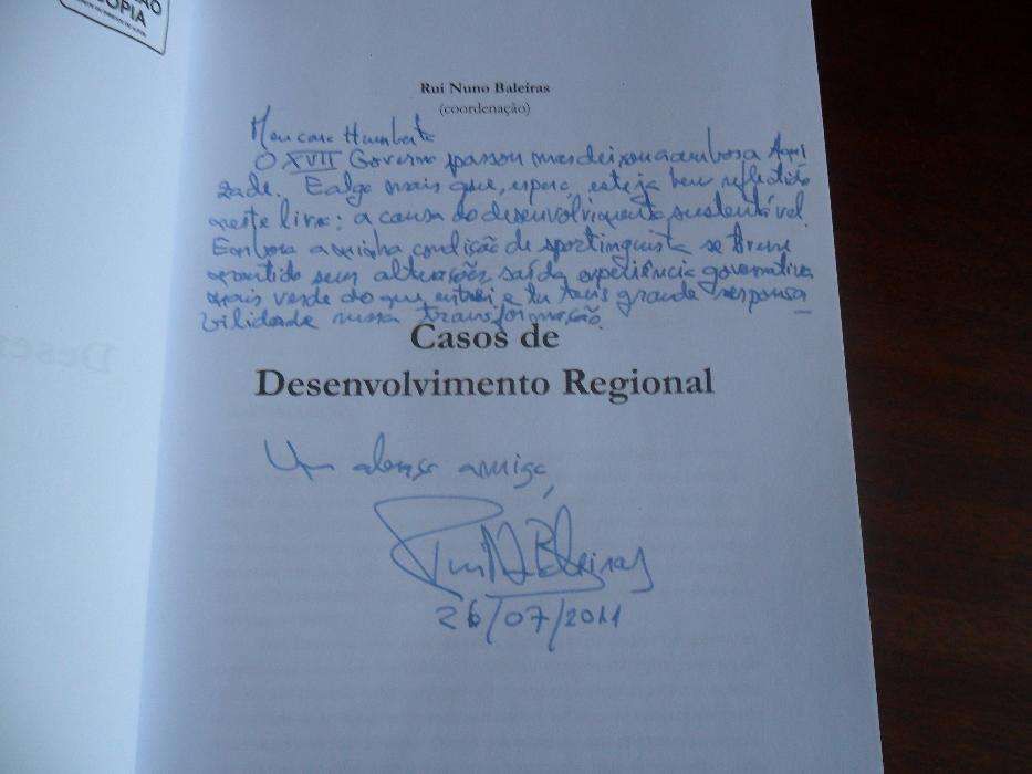 "Casos de Desenvolvimento Regional" de Rui Nuno Baleiras - 2 Livros