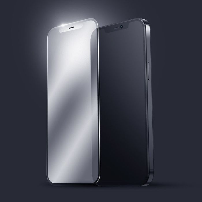 Hartowane szkło Joyroom Knight do iPhone 12 mini - Czarny