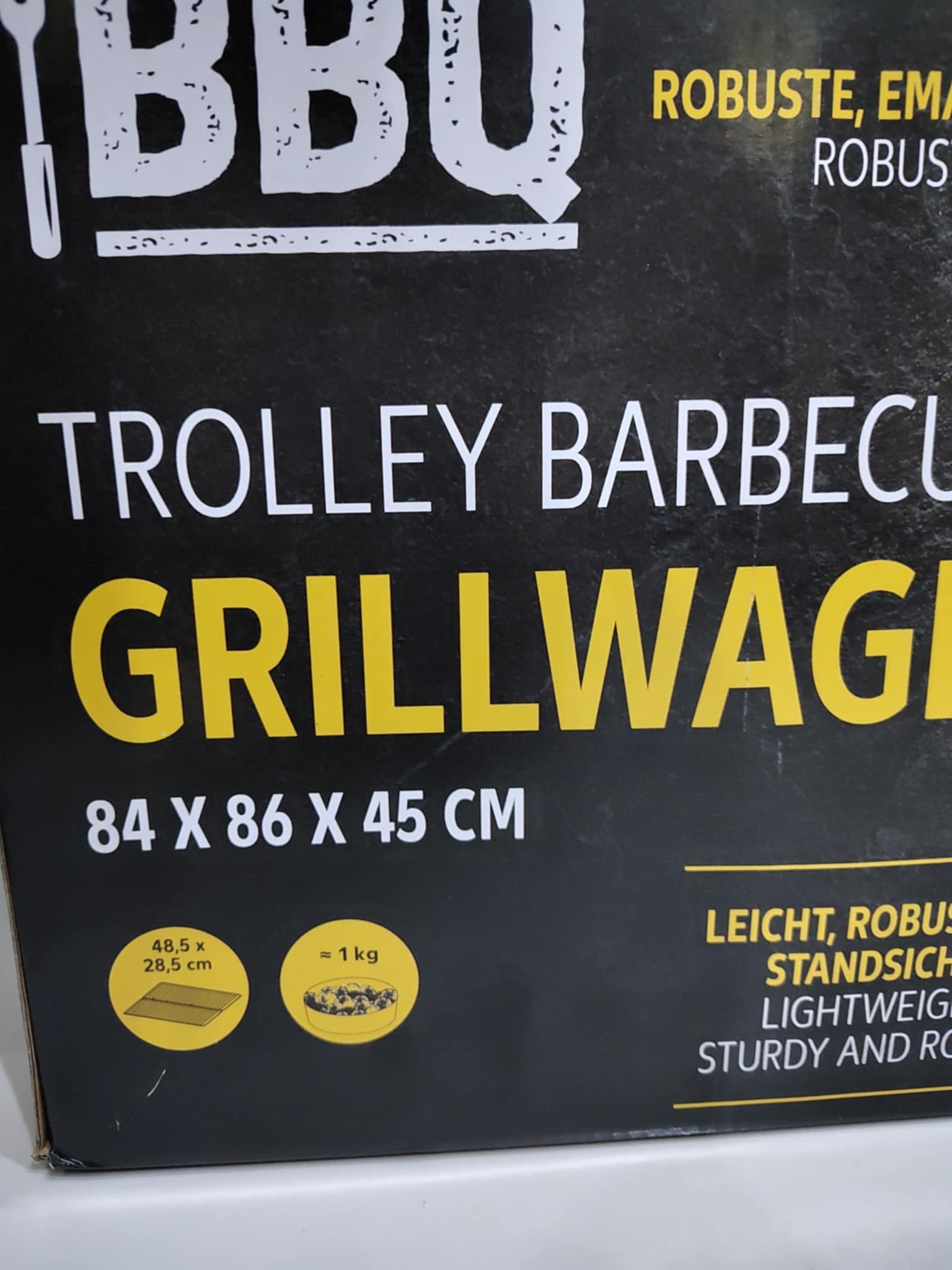 Grill węglowy okrągły Nowy duży