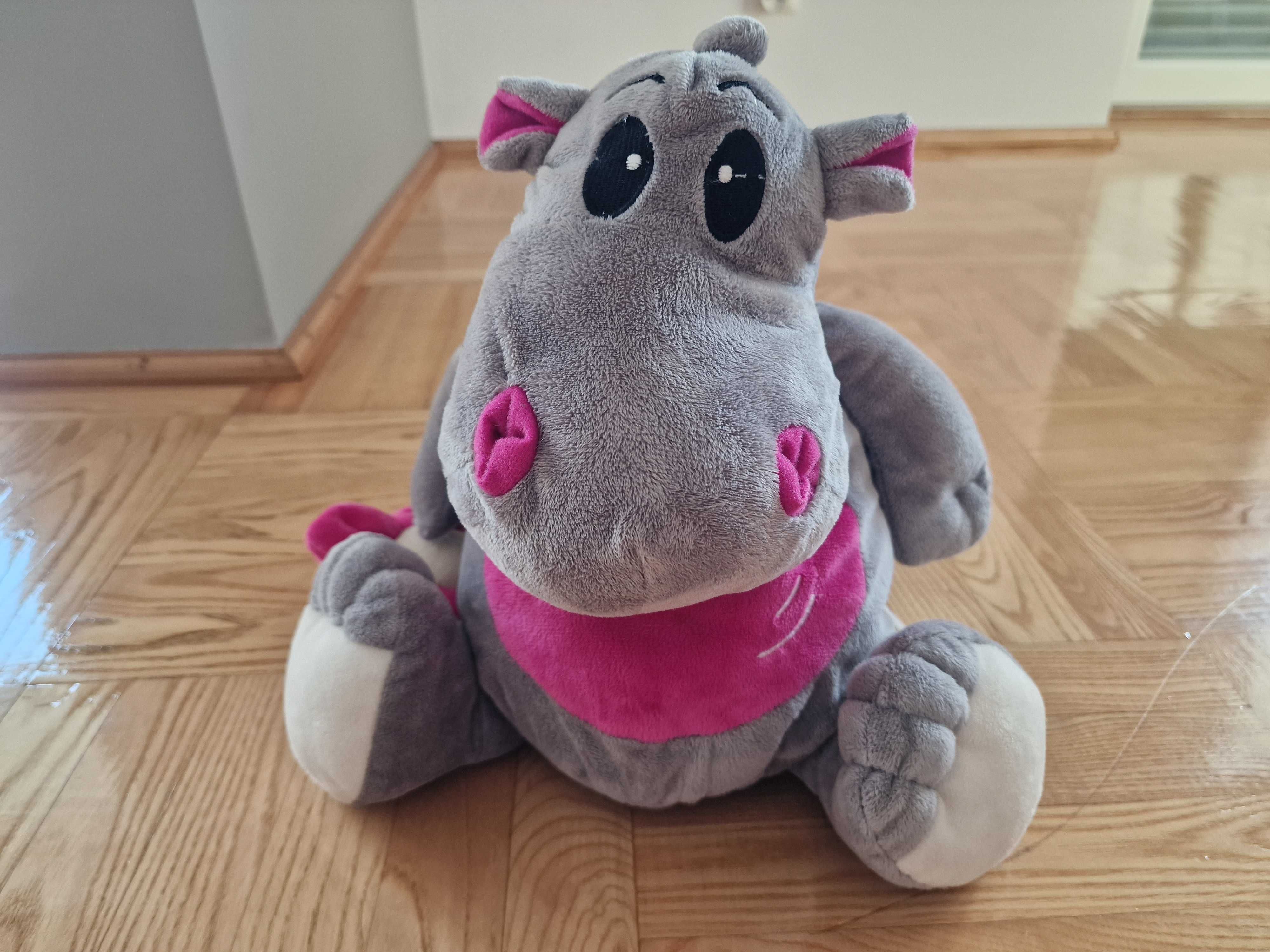 Hipcio super przytulanka maskotka 42 cm stan bardzo dobry hipopotam
