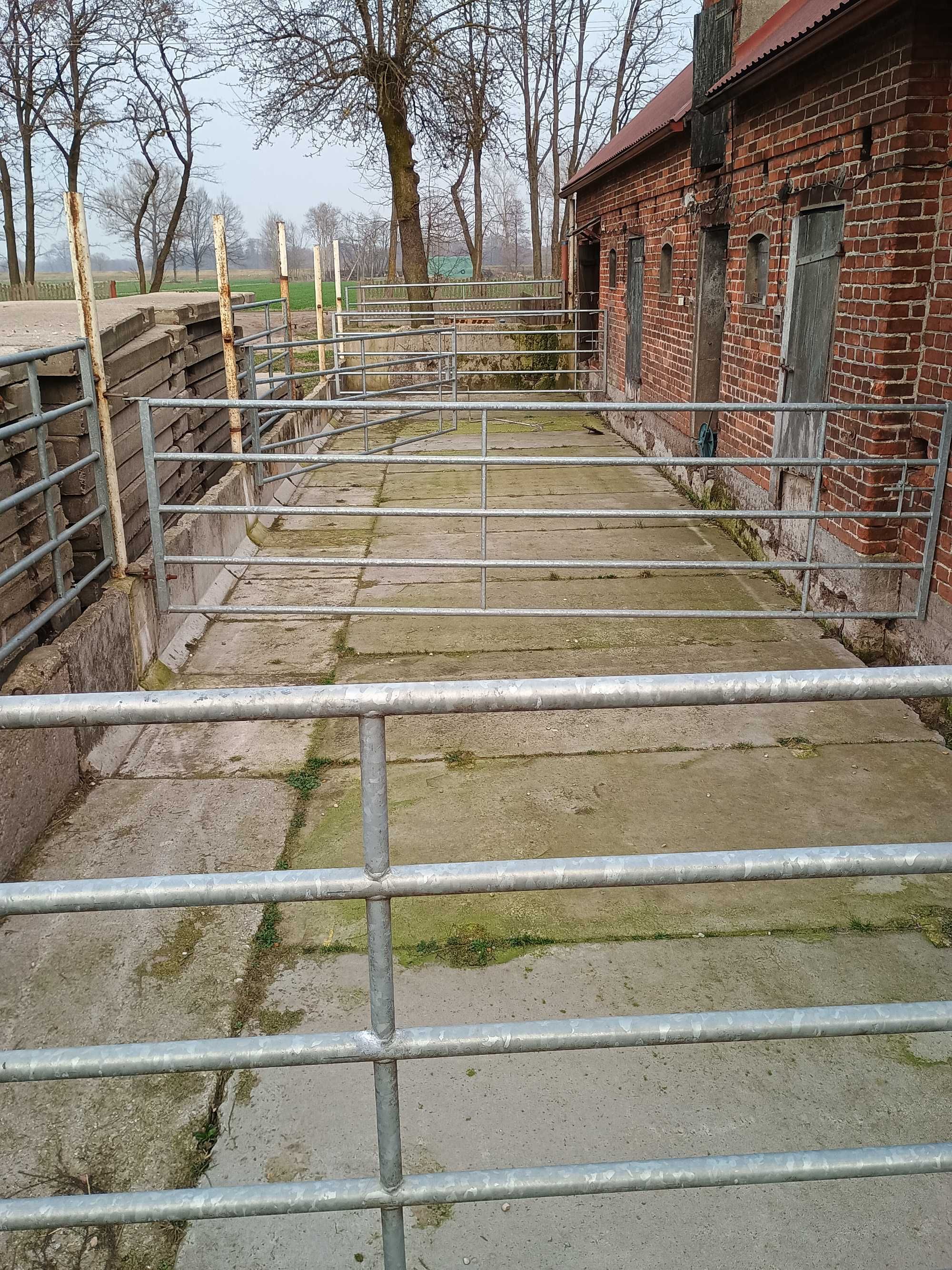 Drabiny paszowe zatrzaskowe skośne bramy łąkowe bariery wygrodzenia