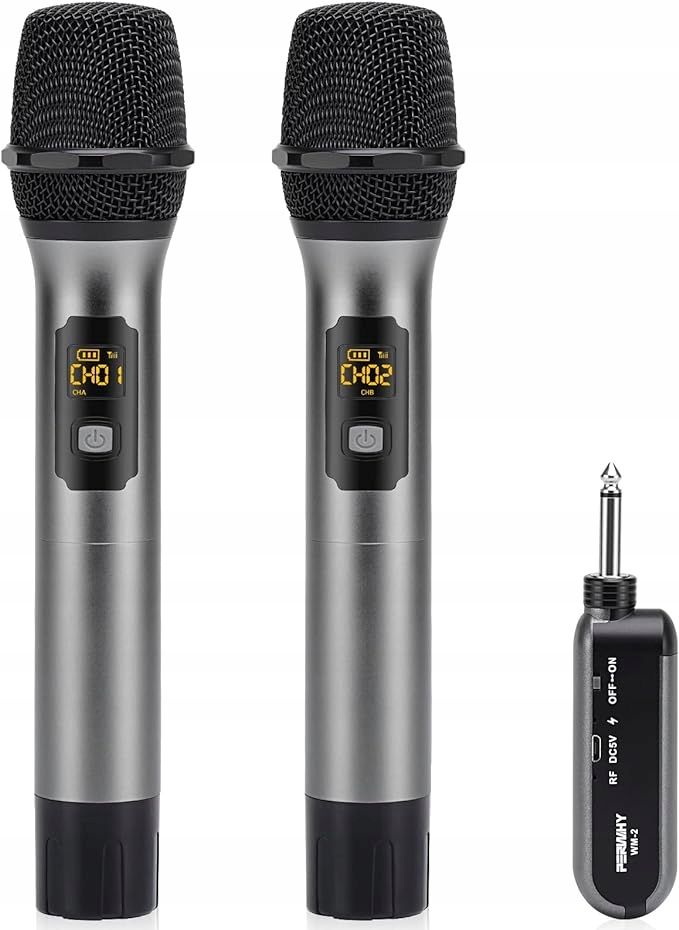 zestaw mikrofonów bezprzewodowych perwhy wm-2