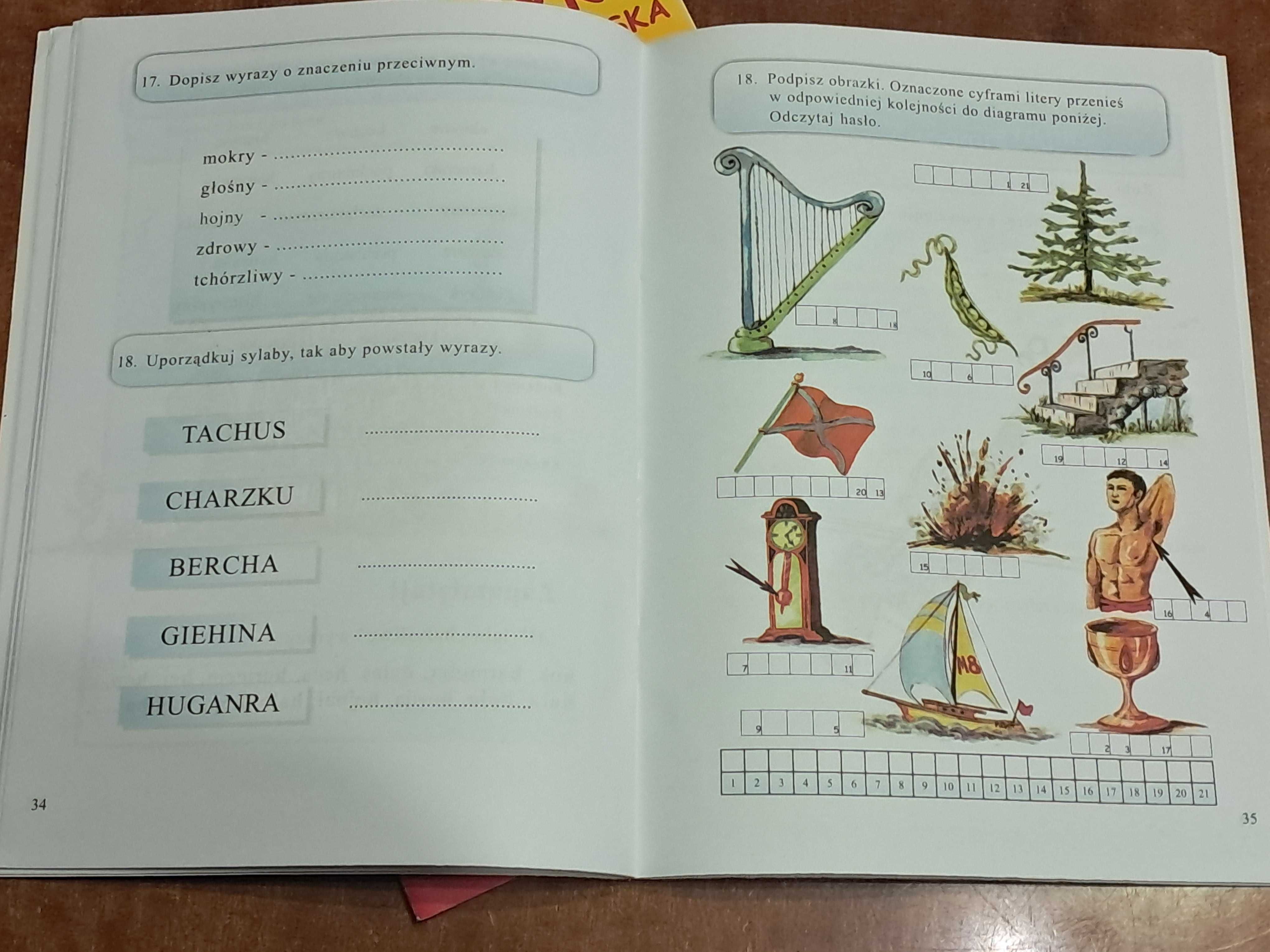 Ćwiczenia dla dzieci od zerówki do klasy-III Matematyka i Język Polski
