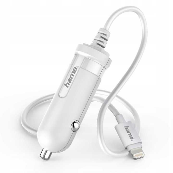 HAMA Ładowarka samochodowa Apple Lightning iPhone iPod iPad 1A MFI