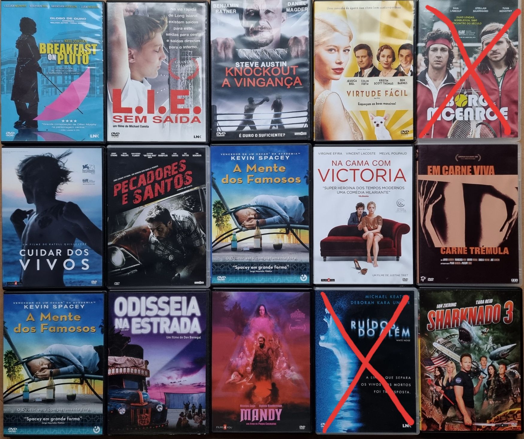 Filmes em DVD (Terror, clássicos, comédia, ..) (Lote 2 de 3)