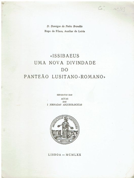 10948 Issibaeus uma nova divindade do panteão lusitano-romano