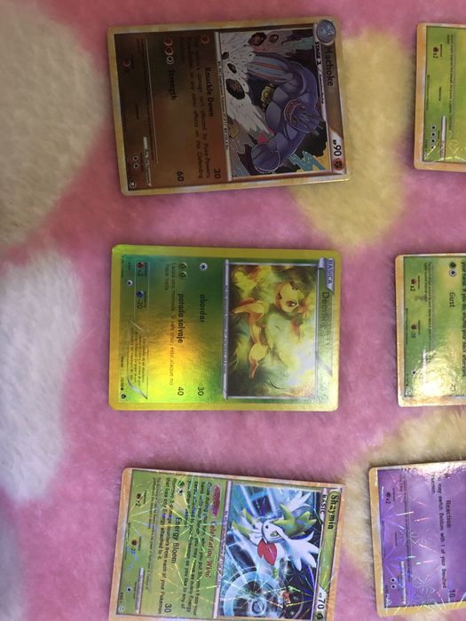Cartas pokemon brilhantes