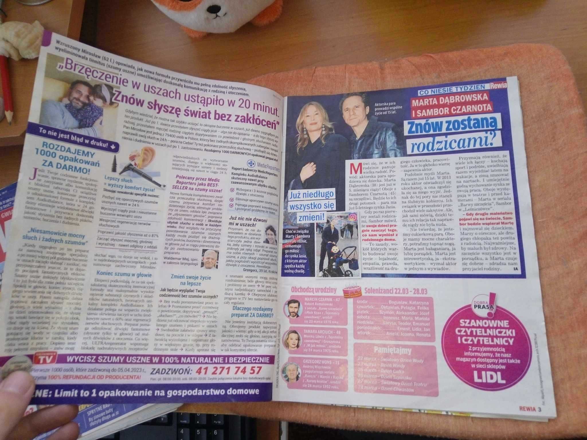 Tygodnik Rewia zbliża do gwiazd nr 12 marzec 2023 gazeta