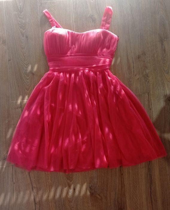 Sukienka h&m różowa balowa tiul r. M