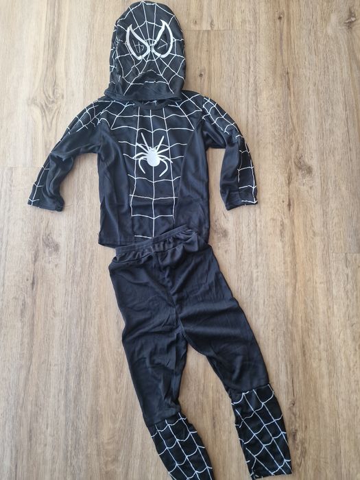 Strój Karnawałowy Przebranie kostium Superbohater 120-130