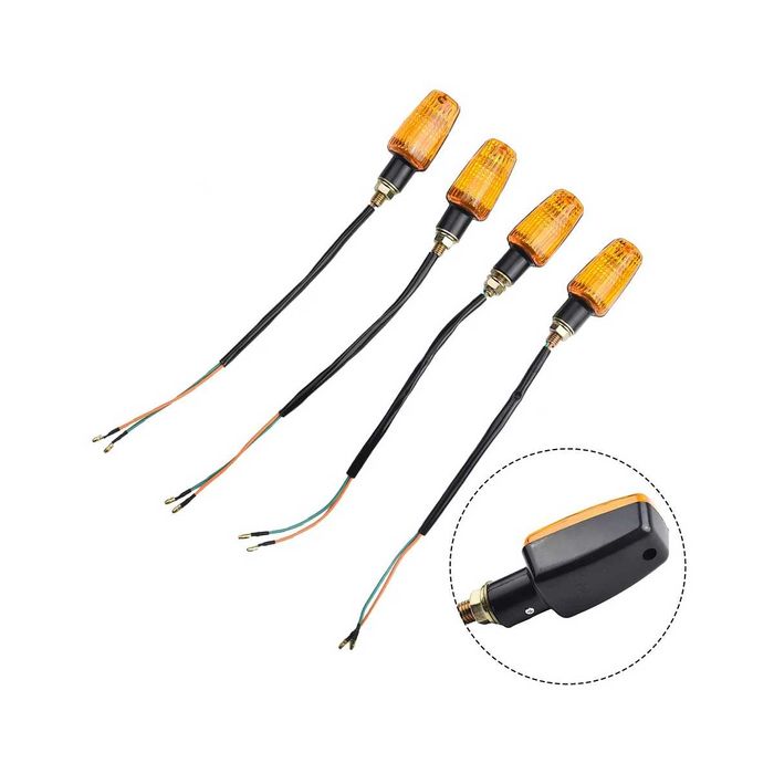 Piscas 12V - Par universal âmbar