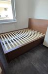 Łóżko Malm Ikea 140x200 4x szuflada 2x szafka nocna