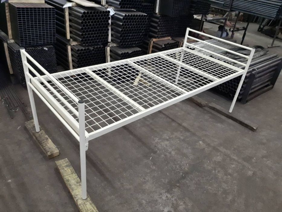 Ліжко металеве 2*0,8 м ( 1-ярус та 2-яруса)