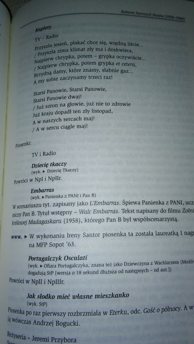 Starsi Panowie Dwaj – Kompendium niewiedzy, hit Wasowski, Przybora