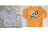 T-shirt manga comprida + Polo criança, T8 anos - Pack 2 pcs